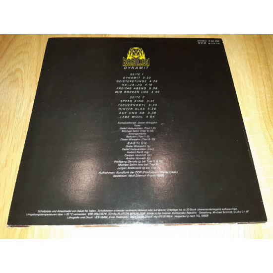 Babylon (Dynamit) 1988. (LP). 12. Vinyl. Пластинка. Germany.