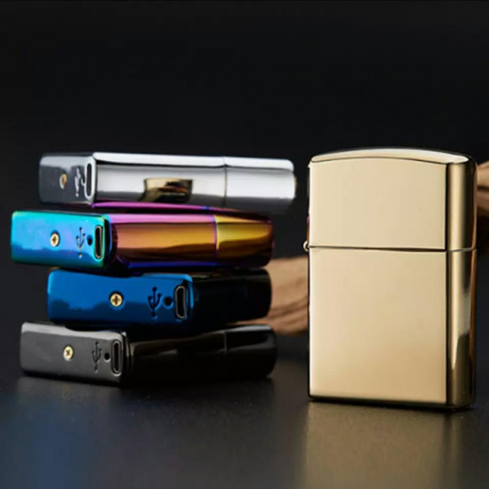 Оригинал Tesla электронная зажигалка USB с одной дугой Zippo